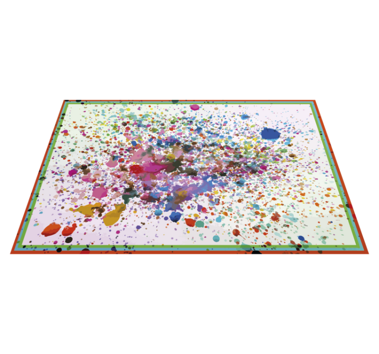 Abstract Area Rug modern rug - TenStickers