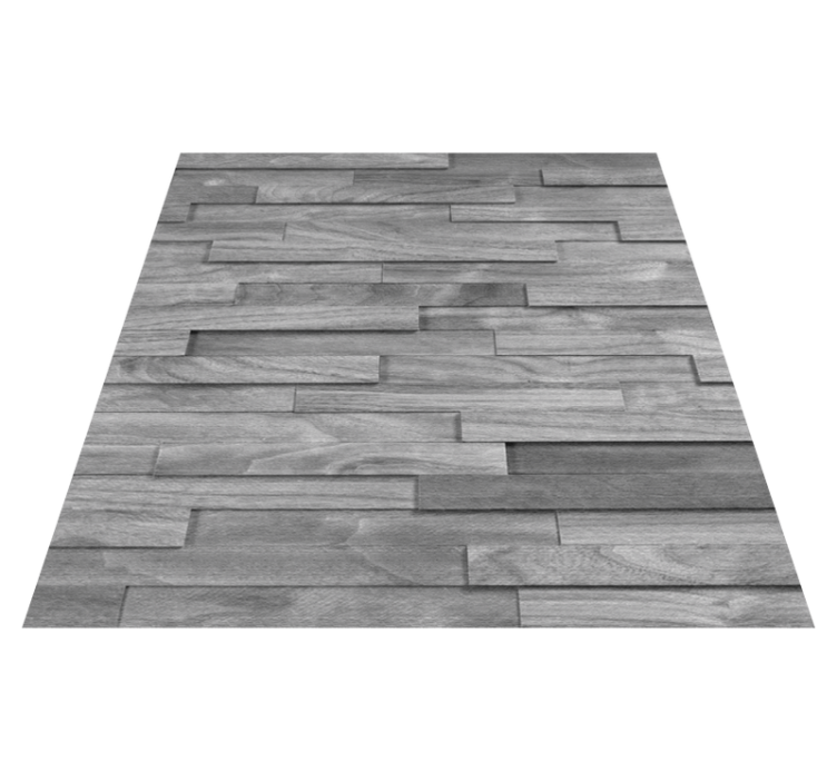 Big wooden planks texture wood effect vinyl rug - TenStickers