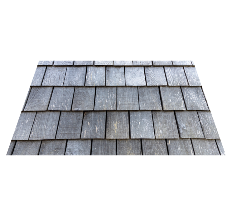 Shingle Pattern stone effect vinyl rug - TenStickers