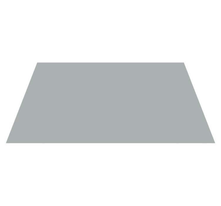 Grey rectangle modern vinyl rug - TenStickers