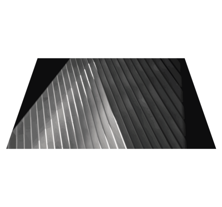 simple grey shades nordic vinyl rug - TenStickers