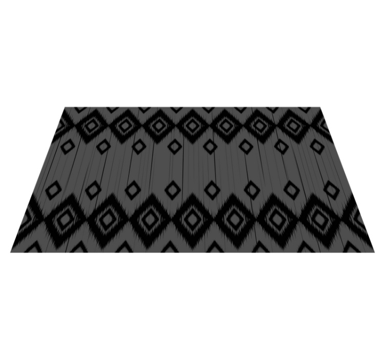 Rectangle carpet with grey and black  mosaic - TenStickers