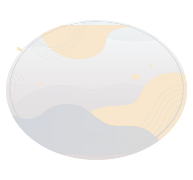 Gentle Wave Motifs minimal vinyl rug - TenStickers