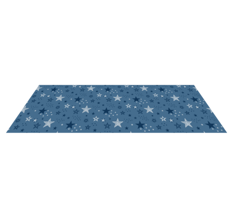 Starry Night Sky star vinyl rug - TenStickers