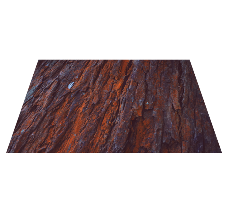 Rustic wood grain effect vinyl rug - TenStickers