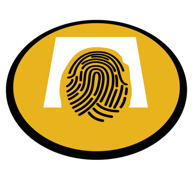 Fingerprint abstract art geometric rugs - TenStickers