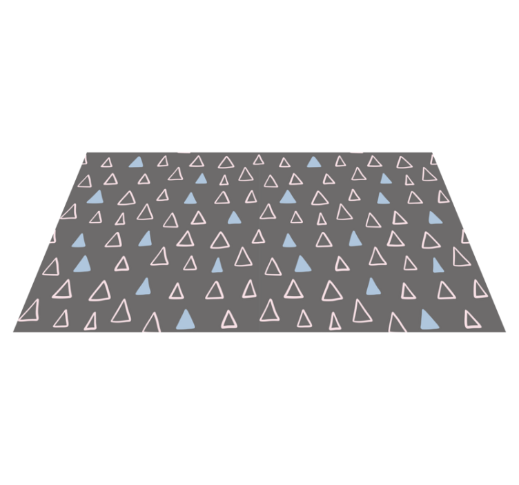 Triangular Element geometric vinyl rug - TenStickers
