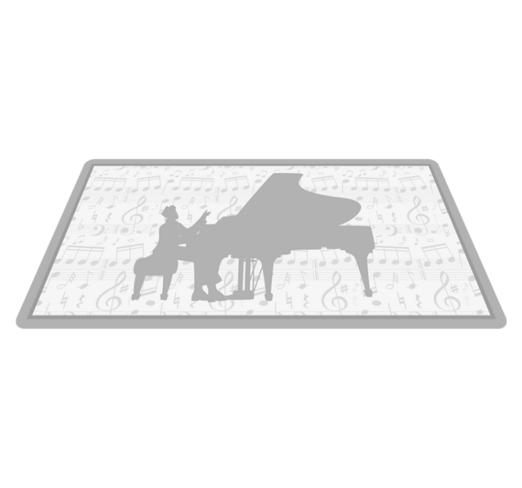 Musical Performance Scene event vinyl rug - TenStickers