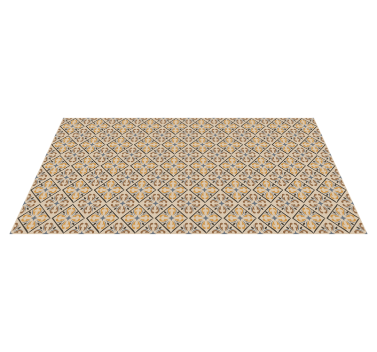 Elegant Pattern Tiles tile vinyl rug - TenStickers