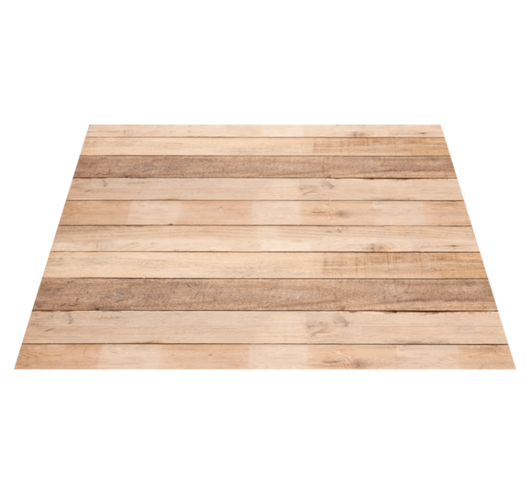 Plank Style wood effect vinyl rug - TenStickers