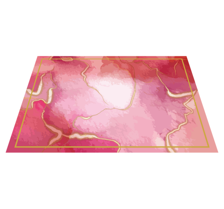 Pink Hues Elegance marble vinyl rug - TenStickers
