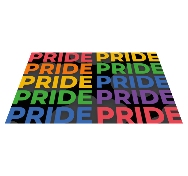 Colorful Pride Statement custom rug - TenStickers