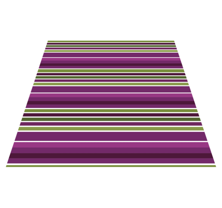 Purple horizontal striped vinyl rug - TenStickers