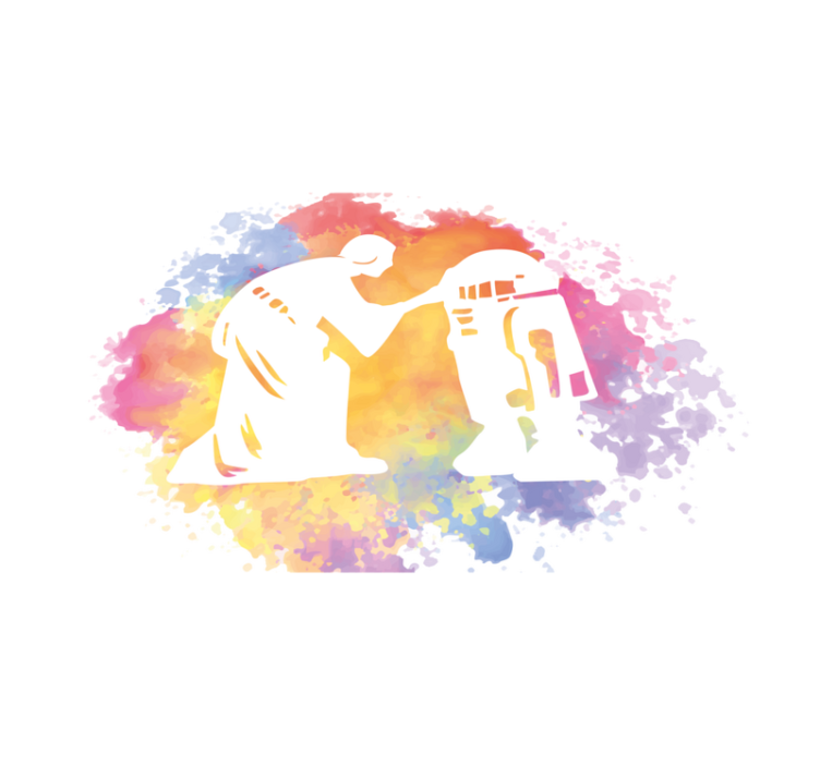 Aquarella galactic saga teen vinyl rug - TenStickers