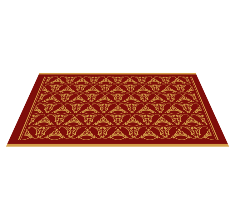 Mandala-Inspired Elegance vintage vinyl rug - TenStickers
