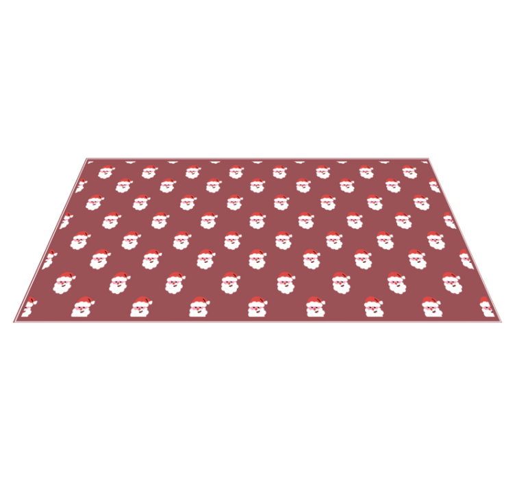 Santa Pattern Christmas carpet runner - TenStickers