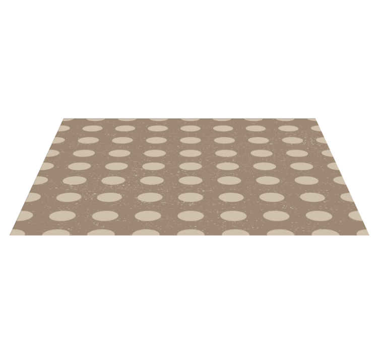 Neutral Polka Dot Pattern striped runner rug - TenStickers