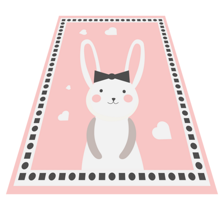 Bunny Nursery Decor kids rug - TenStickers