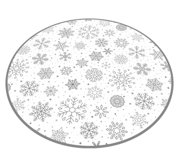 Holiday Snowflakes Christmas carpet runner - TenStickers