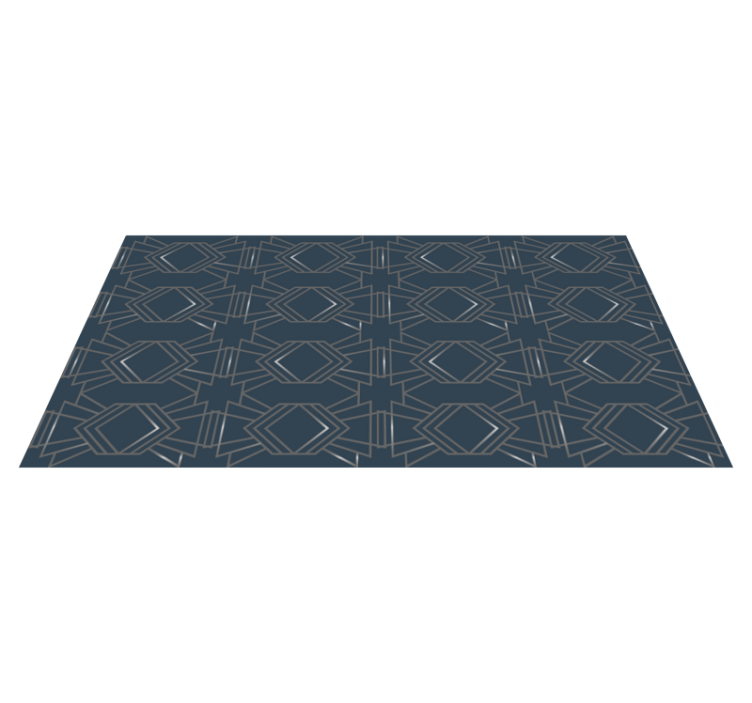 Geometric Patterned Ground Cover geometric rugs - TenStickers