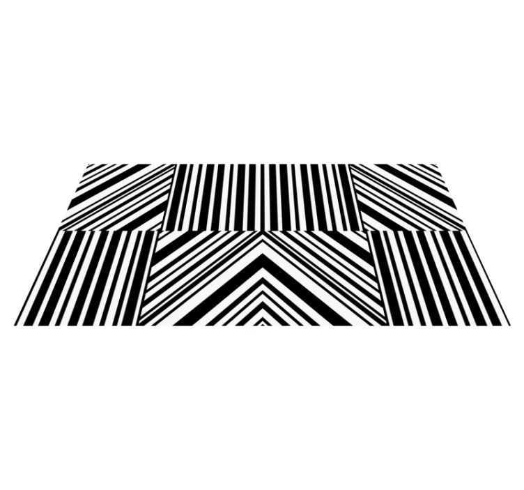 Bold Striped Pattern stripes carpet - TenStickers