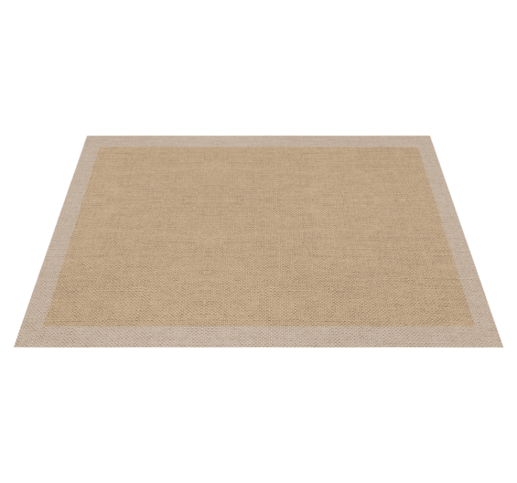 Teplon beige natural minimalist rug - TenStickers