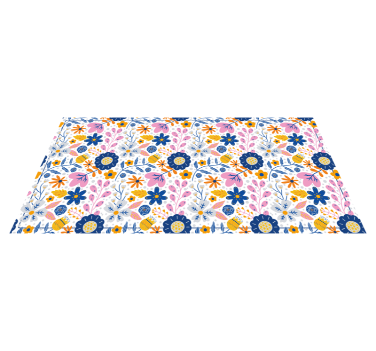 Floral Springtime nature rug - TenStickers