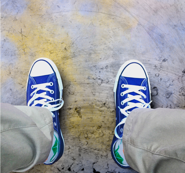 Abstract Textured Surface textured vinyl rug - TenStickers