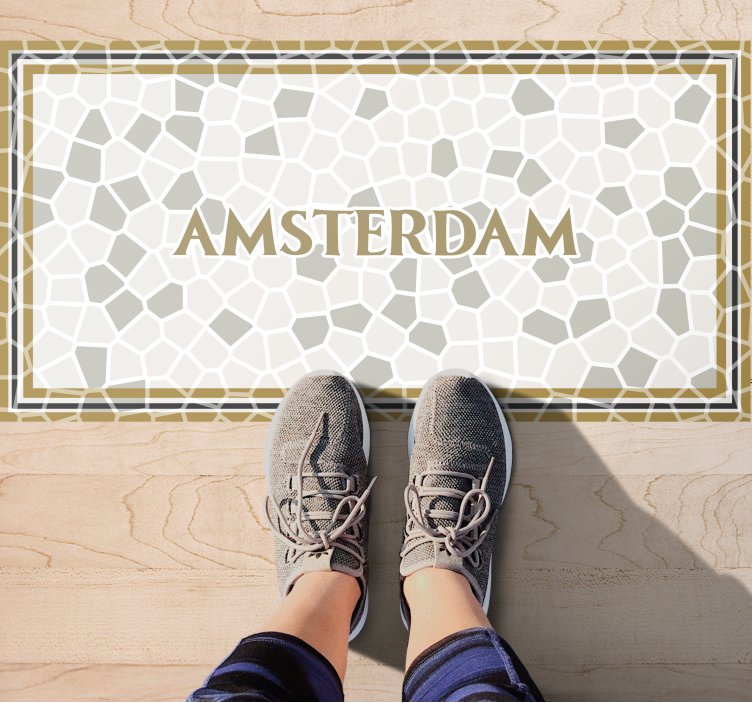 Amsterdam Mosaic mosaic floor tiles - TenStickers