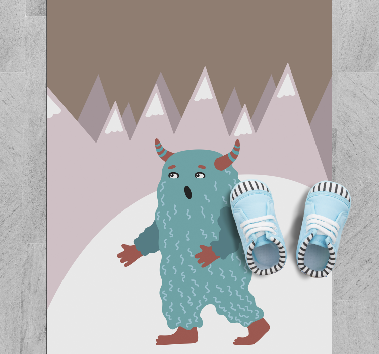 Ancient evil beast nordic style nordic rug - TenStickers