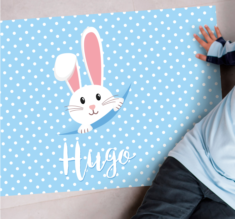 rabbit and moles kids vinyl rug - TenStickers