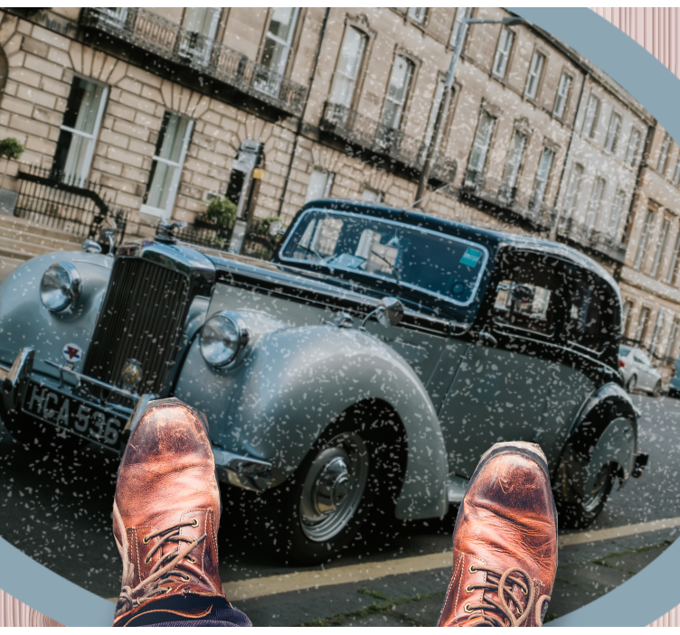 Classic Rolls-Royce vintage rug - TenStickers