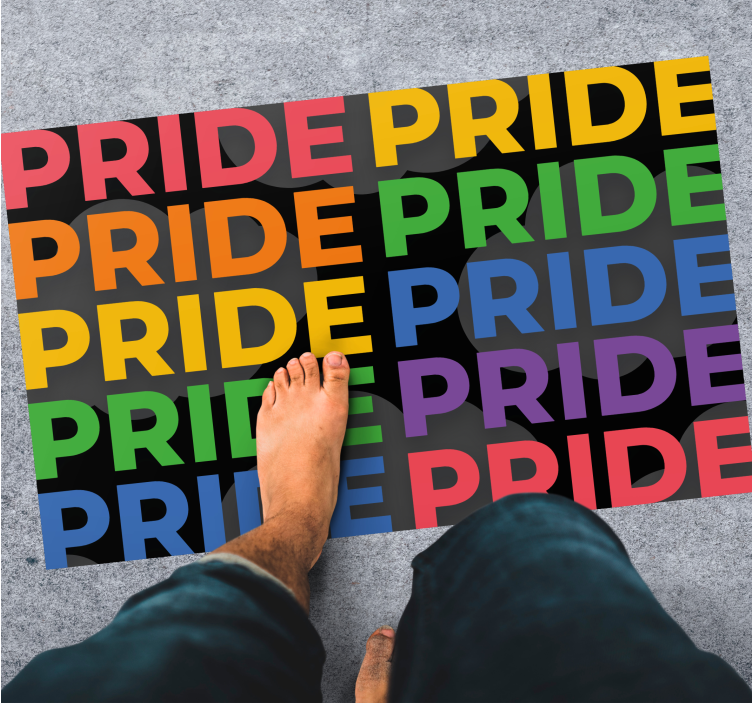 Colorful Pride Statement custom rug - TenStickers
