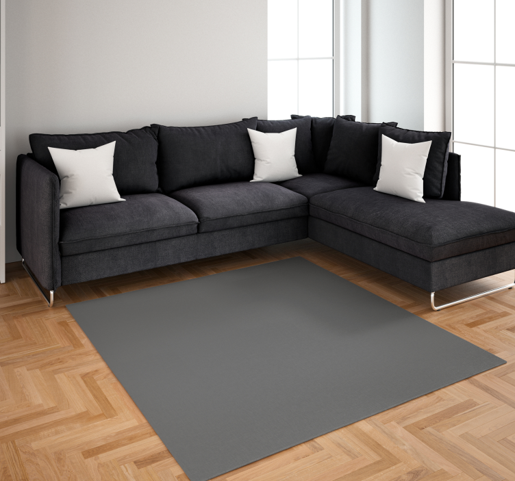 cracked pepper grey rug - TenStickers