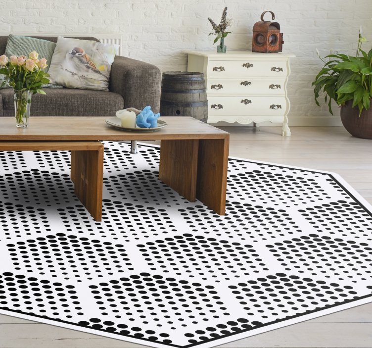 Dot Figures geometric rugs - TenStickers
