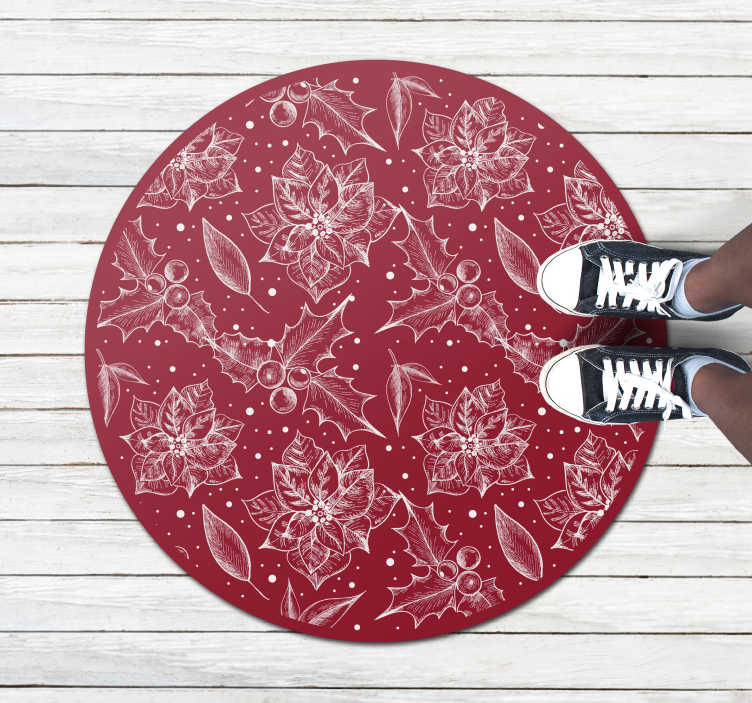 elegant vinylrugs christmas style - TenStickers