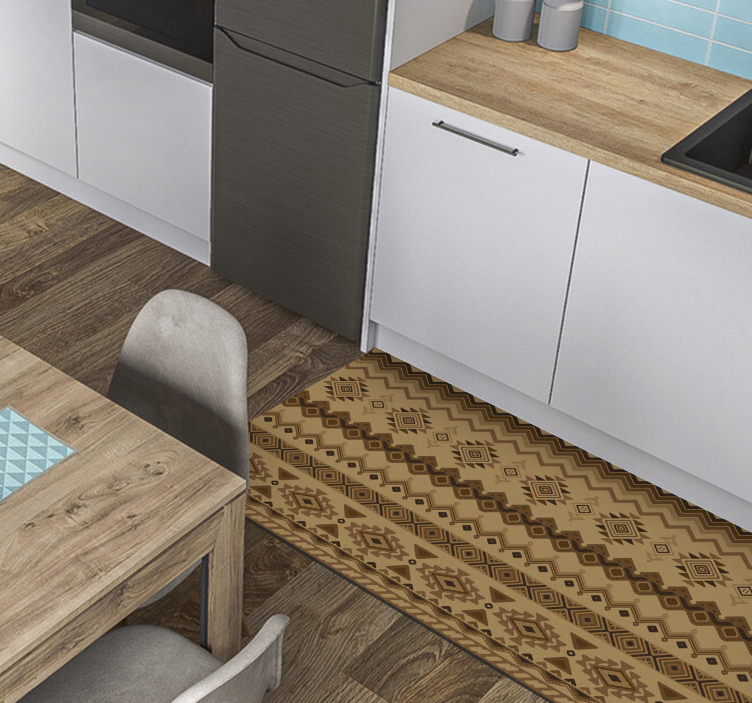 Ethnic kilim Design vinyl rugs - TenStickers