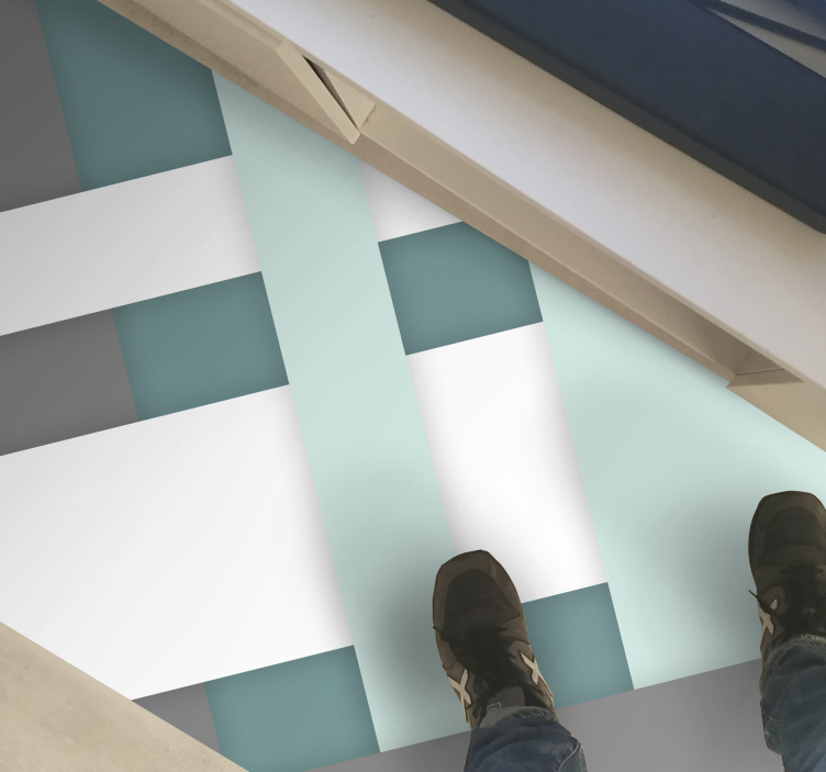 Geometric 3d figures vintage rug - TenStickers