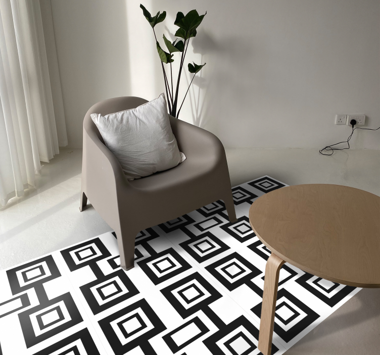 Geometric Squares Pattern geometric rugs - TenStickers