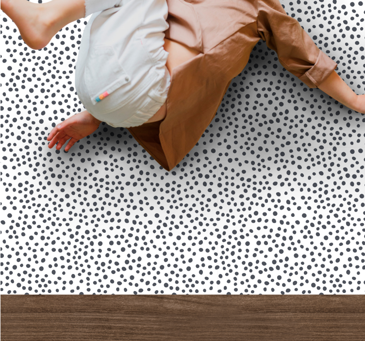 "Hampton Style" dotted design modern rug - TenStickers