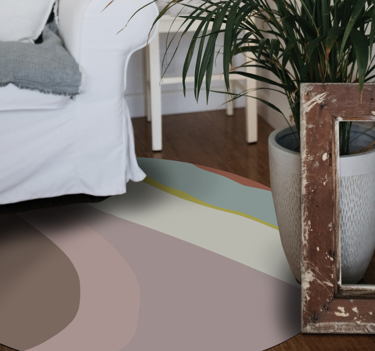 Multicolor stripes mosaic mosaic floor tiles - TenStickers