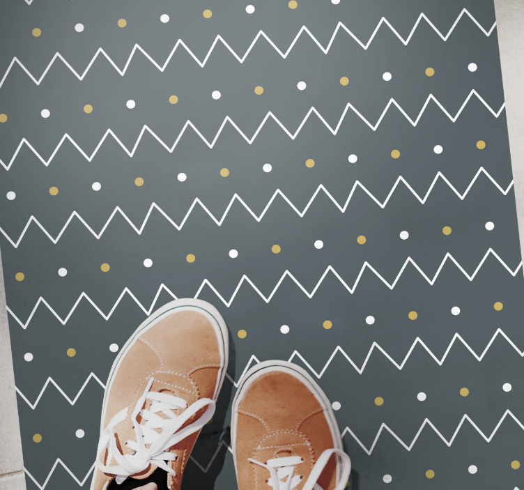 Nordic geometric pattern geometric rugs - TenStickers