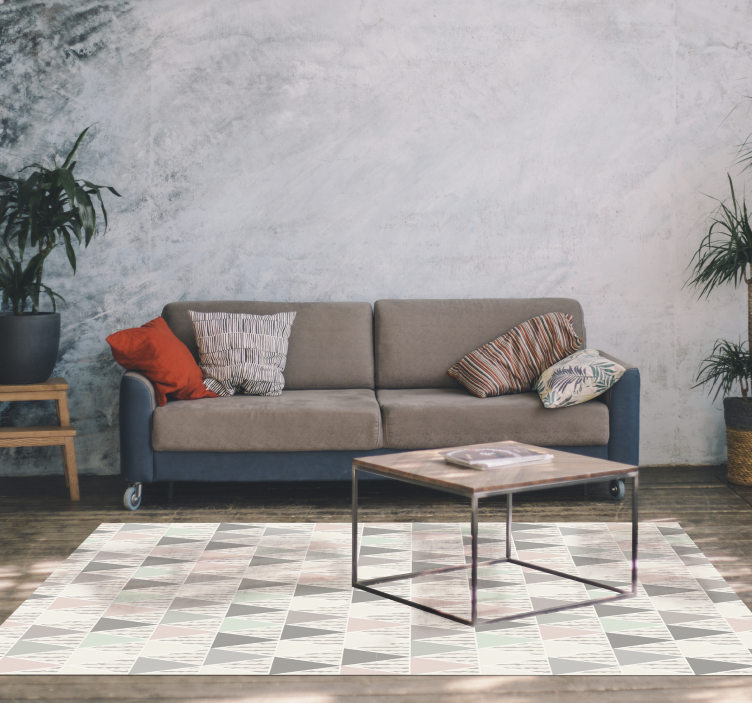 Original nordic style with colors  nordic rug - TenStickers