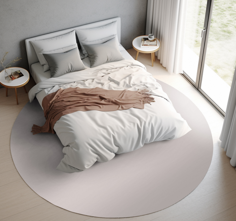 pastel gray bedroom rug - TenStickers
