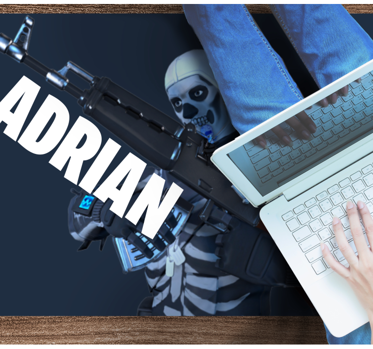 Custom game skeleton teen vinyl rug - TenStickers