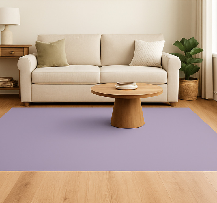 Simple purple vinyl rug living room vinyl rug - TenStickers