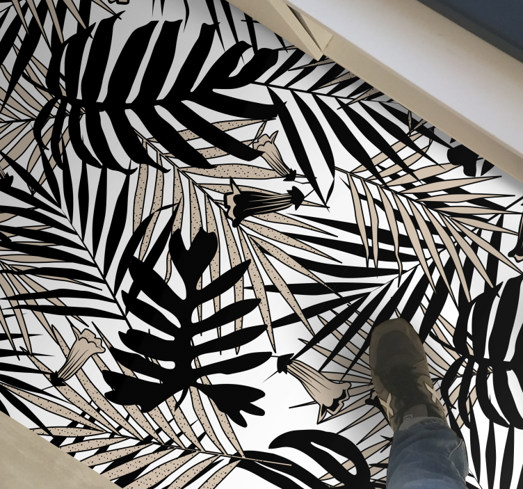 Tropical dream nature vinyl rug - TenStickers