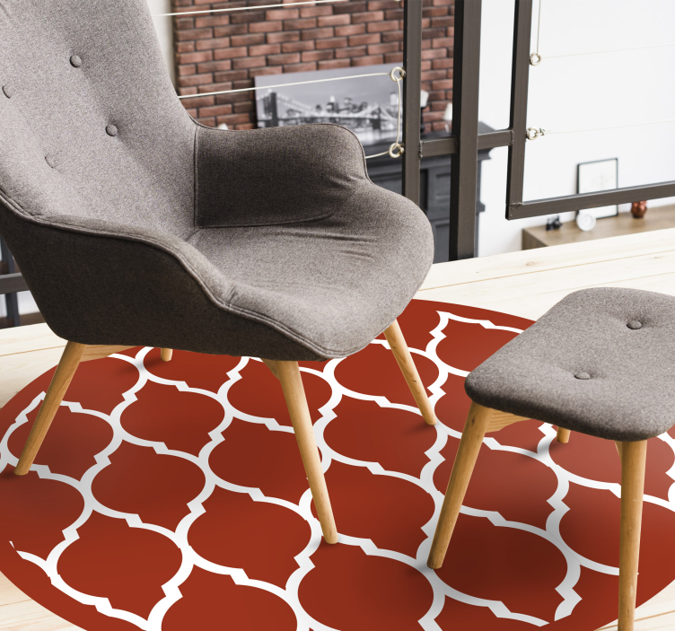 Vintage tile design vintage rug - TenStickers