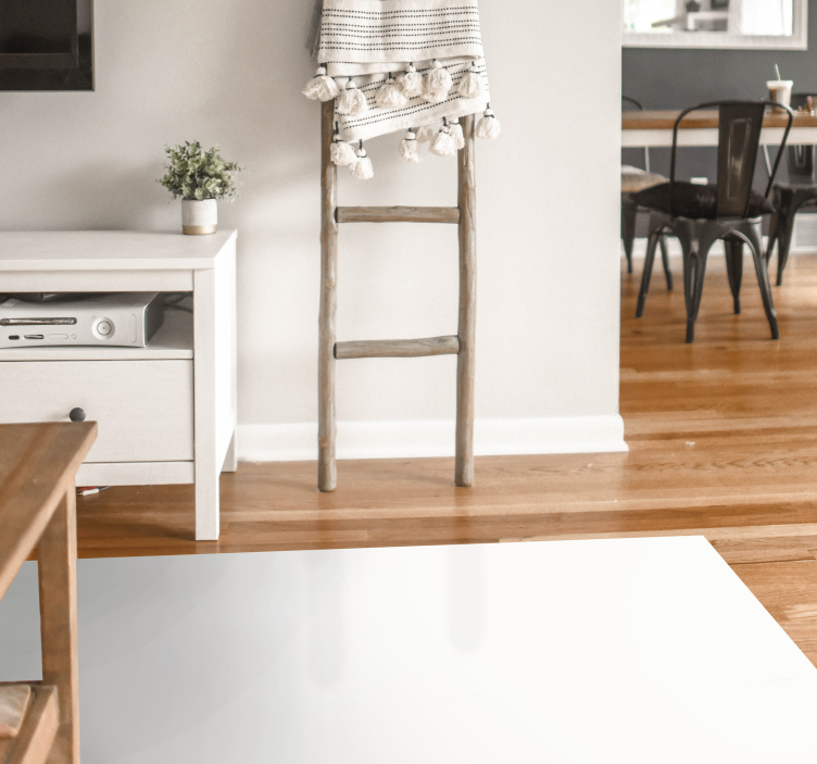 White rectangular modern rug - TenStickers