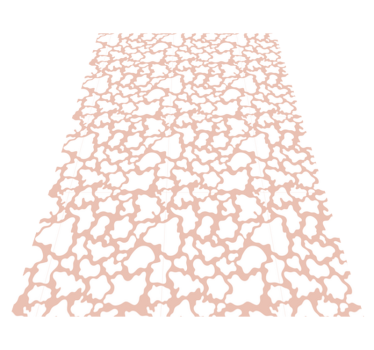 Pink cow animal print vinyl carpet - TenStickers